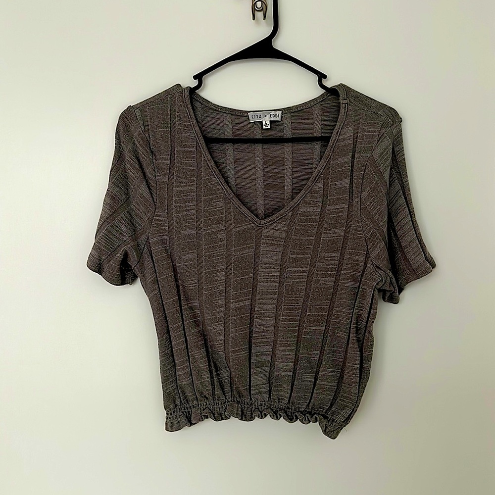 Buckle Fitz + Eddi Heather Babydoll Crop
